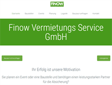 Tablet Screenshot of finow-online.de